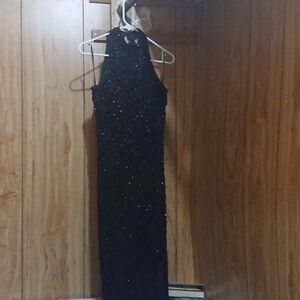 Laurance Kagan Elegant Black Evening Dress Bearly Used